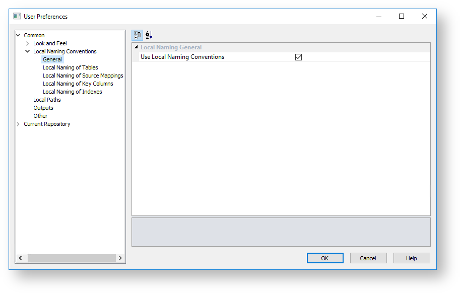 WhereScape RED 10.2.0.0 > Common > Local Naming Conventions.png