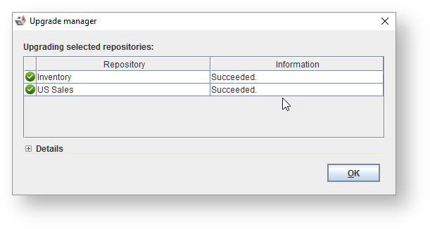 WhereScape 3D 9.0.4.0 > Upgrading a Repository > upgrade_mgr4.png